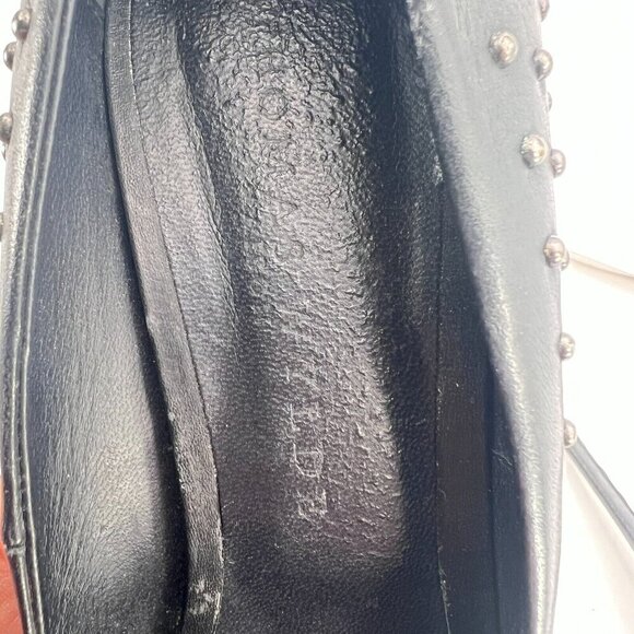 Thomas Wylde Women Size EU 40 US 9 Black Studded Leather Classic Stiletto Heels - Picture 13 of 16